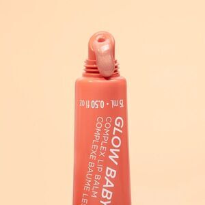 NIB Pacifica GLOW BABY Complex Lip Balm - Orange Dreamsicle Coral Shimmer